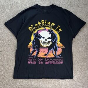 Boss Dog Nothing Is As It Seems Shirt Mens XL Black Panther Skull Tee T-Shirt